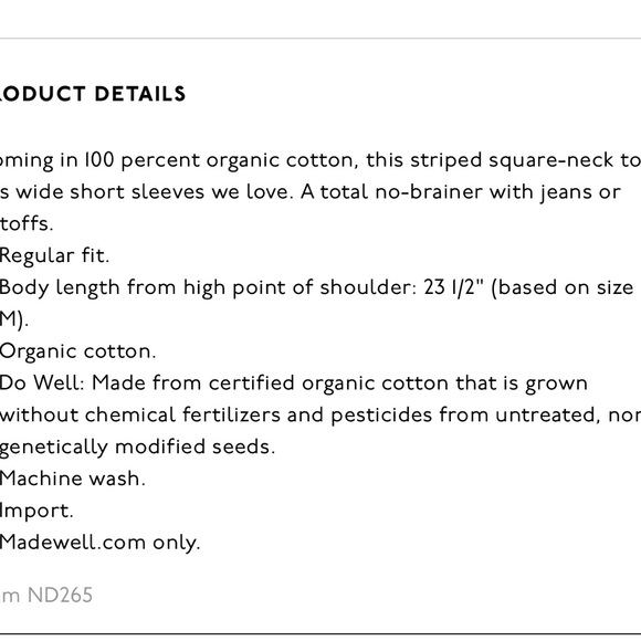 MADEWELL Knit Square Neck Top - Picture 7 of 7